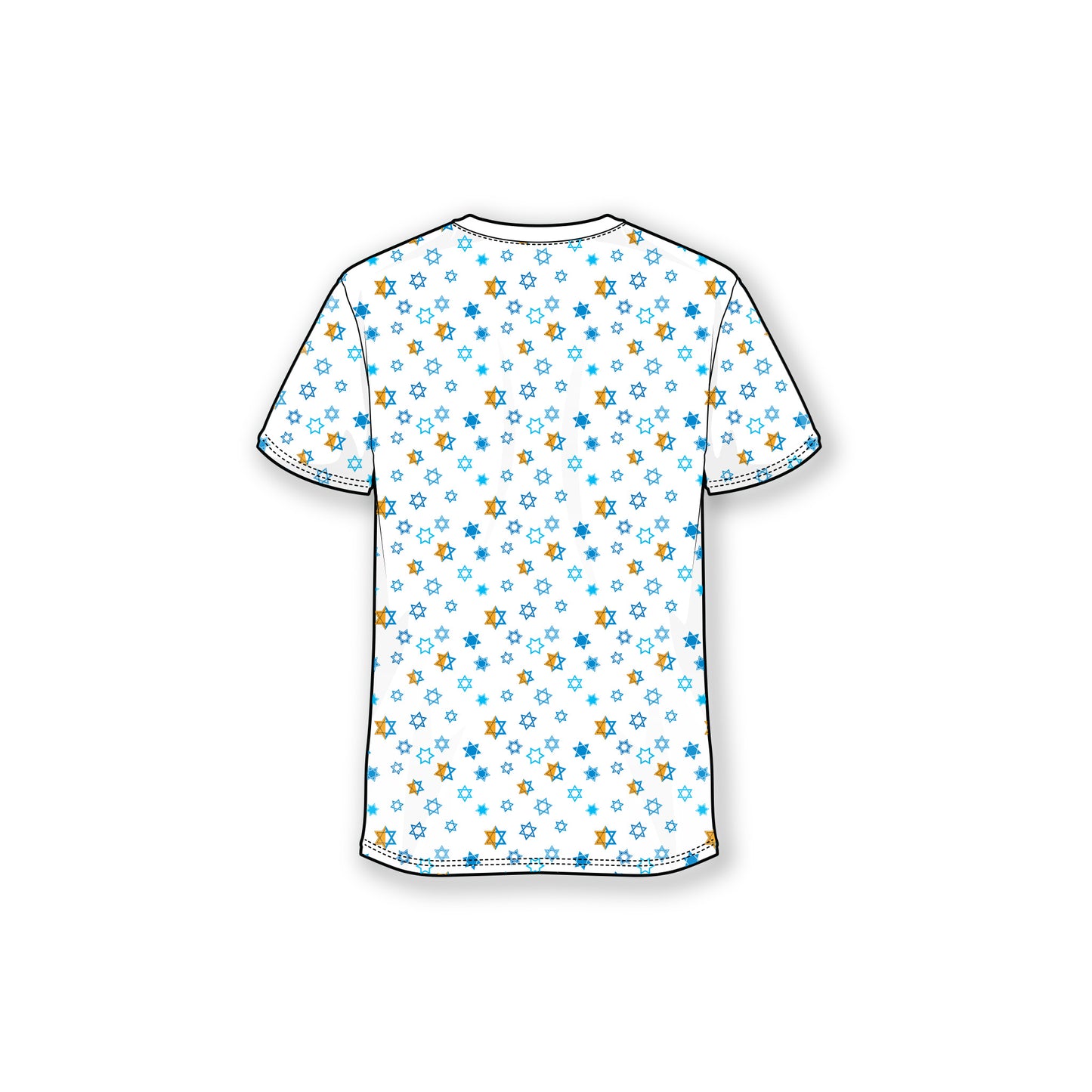 From the Depths Star of David Scatter Crew Neck