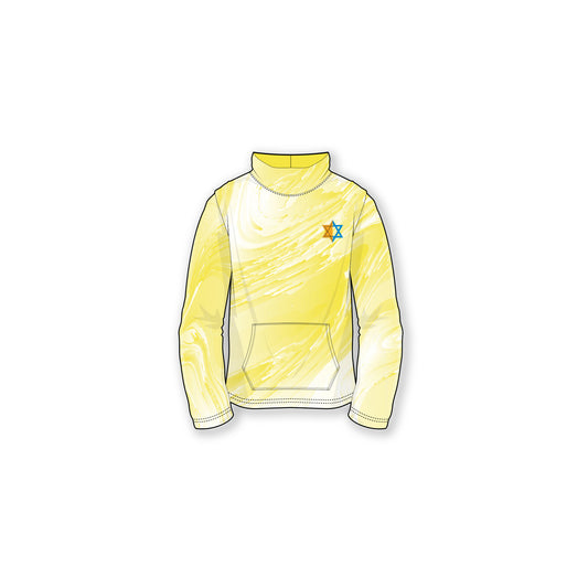 From the Depths - All Will Be Okay Women's Yellow Marble Cowl Neck