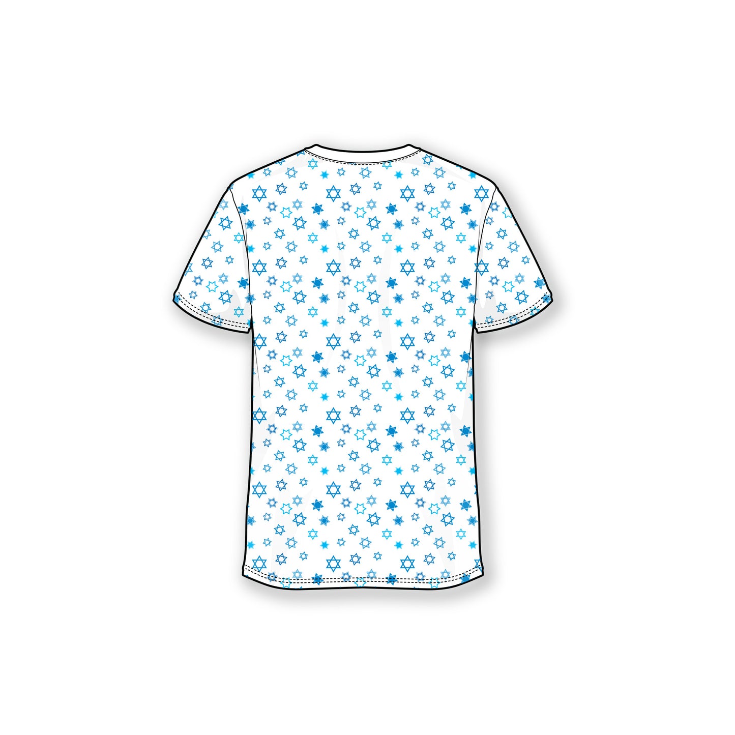 Star of David Scatter Crew Neck