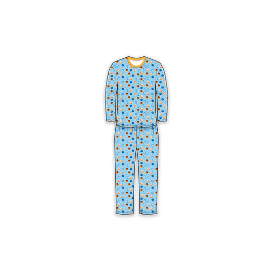 Hanukkah Sufganiyot Menorah-PJ's White, Blue or Yellow